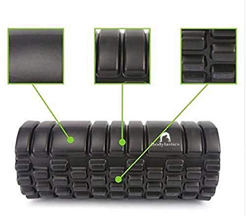 Bodylastics 45cms Foam Roller for Deep Tissue Massage, Relief from Sore Muscles Pain, Pre & Post Exercise Fitness Workout Sessions|B08425TYNY