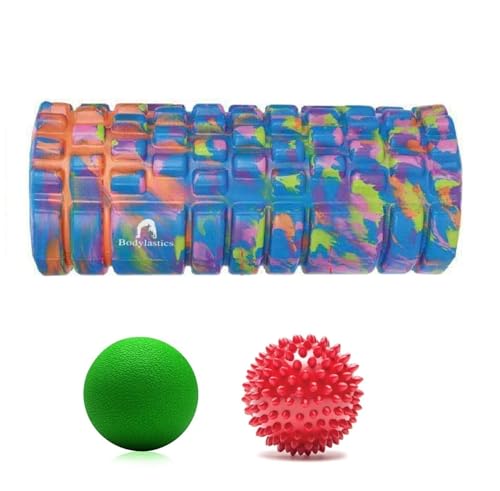 Bodylastics 45cms Foam Roller for Deep Tissue Massage, Relief from Sore Muscles Pain, Pre & Post Exercise Fitness Workout Sessions|B08425TYNY