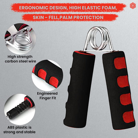 Hand Grip Strengthener with Foam Handle