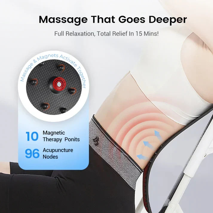 🔥Magnetic Therapy Acupuncture Massage Lumbar Back Stretcher