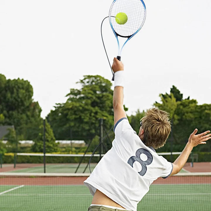 Solo Tennis Trainer Rebound Ball with + Racquet + 1 String Ball