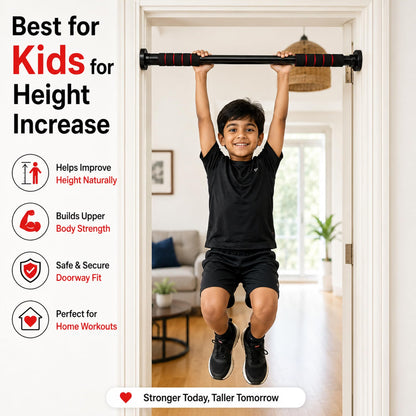 Pull Up Bar for Home | Doorway Pull Up Bar for Kids & Adults