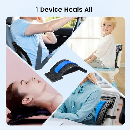 🔥Magnetic Therapy Acupuncture Massage Lumbar Back Stretcher