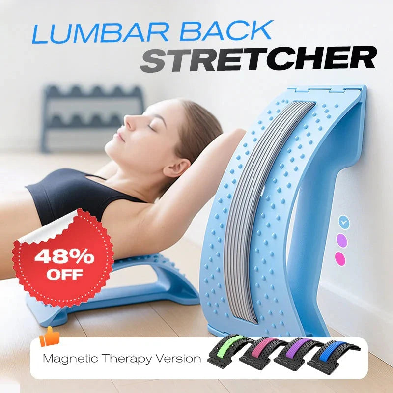 🔥Magnetic Therapy Acupuncture Massage Lumbar Back Stretcher