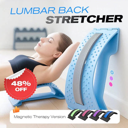 🔥Magnetic Therapy Acupuncture Massage Lumbar Back Stretcher