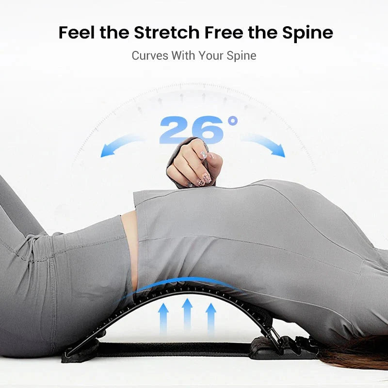 🔥Magnetic Therapy Acupuncture Massage Lumbar Back Stretcher