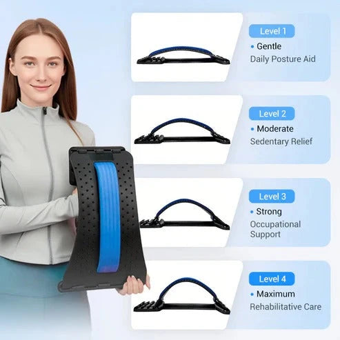 🔥Magnetic Therapy Acupuncture Massage Lumbar Back Stretcher